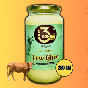 3DOT GROUP Desi Pure Cow Ghee – 250 GM | Pure & Natural