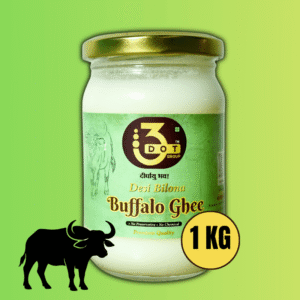 3DOT GROUP Desi Pure Buffalo Ghee – 1 KG | Traditional Bilona Method