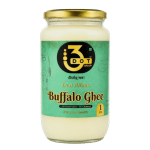 3DOT GROUP Desi Pure Buffalo Ghee – 1000 ML | Traditional Bilona Method