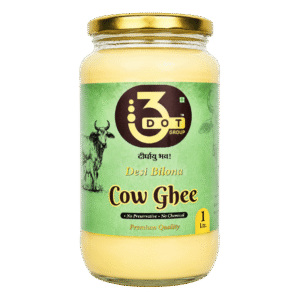 3DOT GROUP Desi Pure Cow Ghee – 1000 ML | Traditional Bilona Method