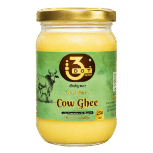 3DOT GROUP Desi Pure Cow Ghee – 250 ML | Pure & Natural
